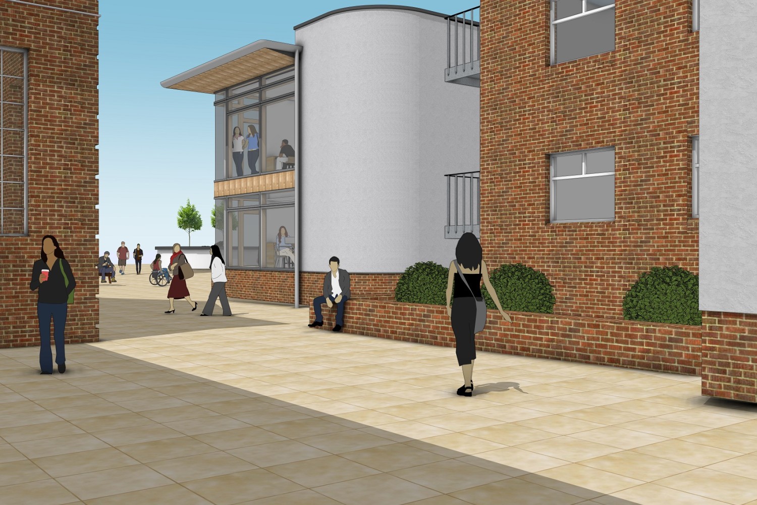 Godalming College building works 2024