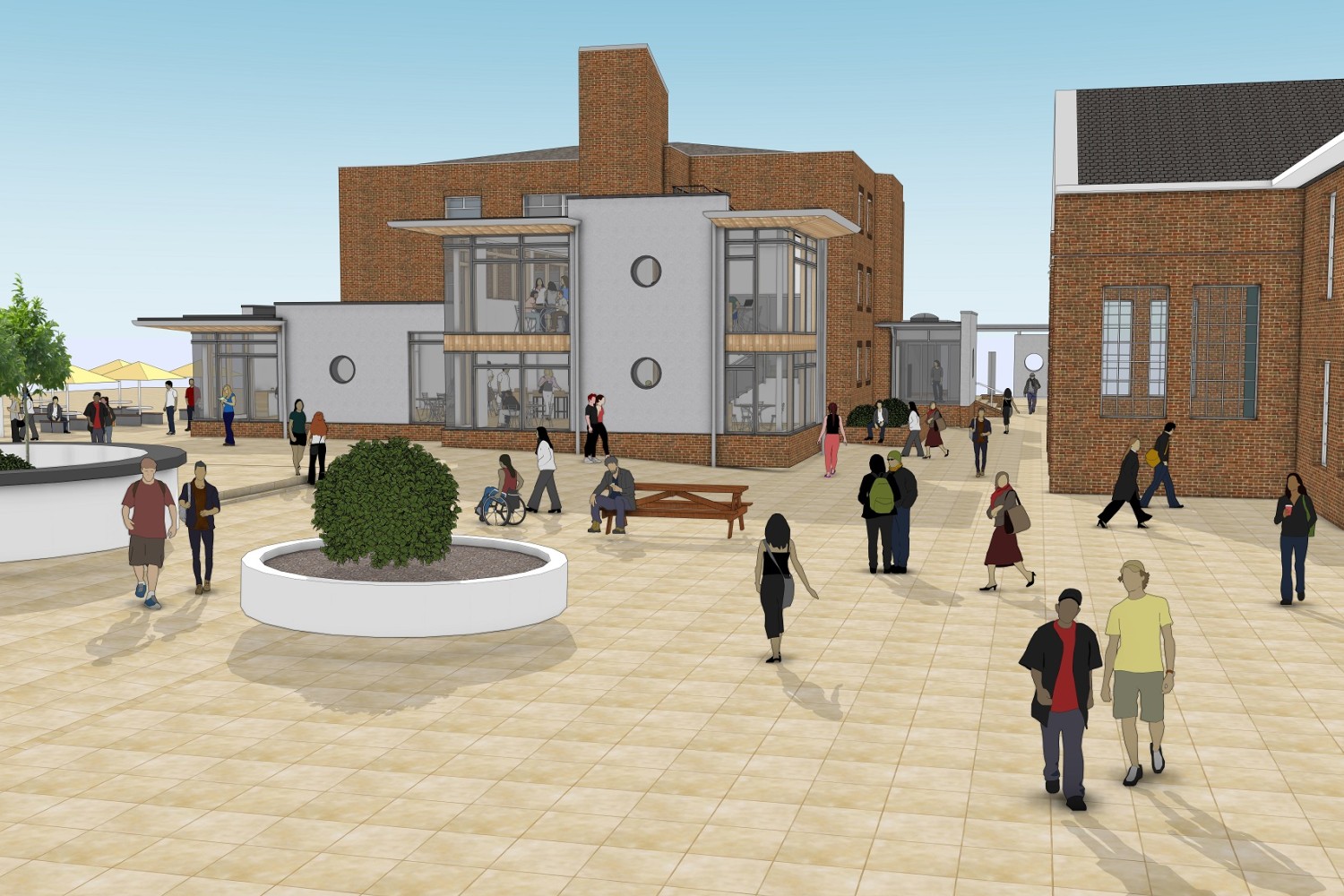 Godalming College building works 2024